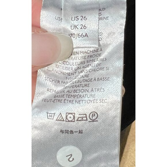 FREE PEOPLE Pants Women 26 Rinse Black Gray Flare Bell Bottom Faded Jean Pull On - Picture 9 of 10